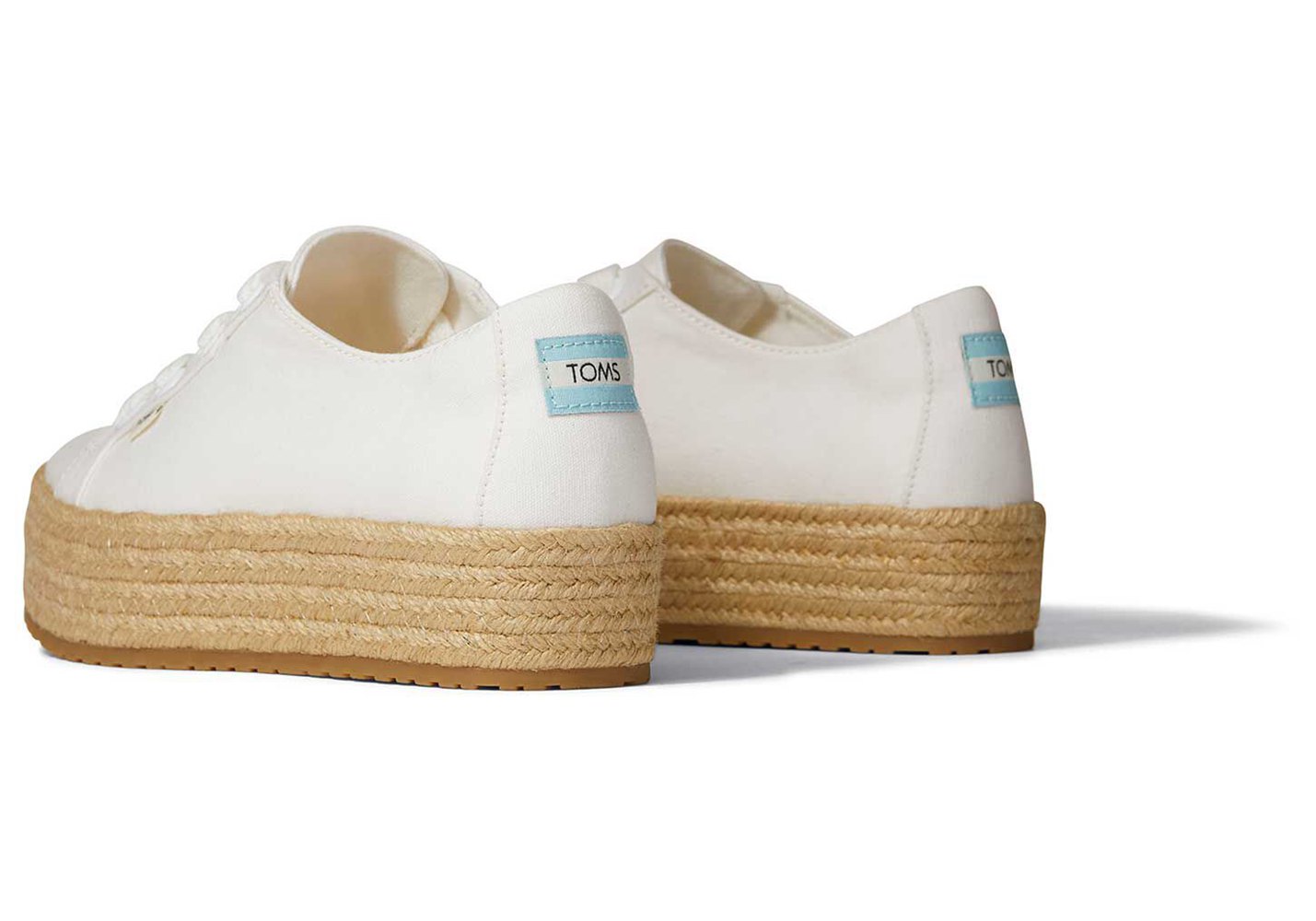 Toms Cassiah Laceup Espadrille White - Womens - 01352-SLGT